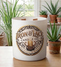 One Saturday Morning 8.5oz dual-wood wick, 100% soy wax candle